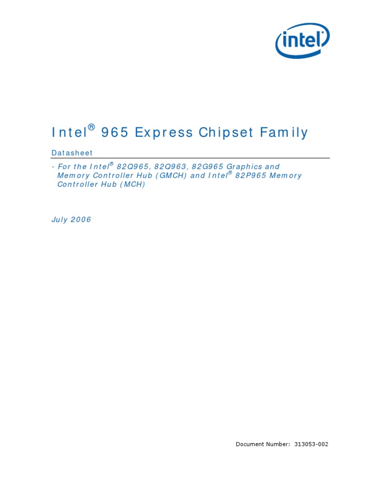 intel corporation 82q963/q965 kt controller